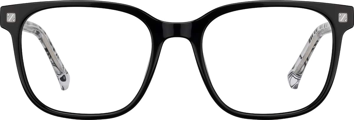 Front view without clip-on of Square Sunshades 99117821 in Black