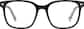 Front view without clip-on of Lentes de Sol cuadradas con lentes con clip 99117821 in Negro thumbnail