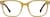 Front view without clip-on of Square Sunshades 99117822 in Yellow thumbnail