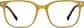 Front view without clip-on of Square Clip-on Sunglasses 99117822 in Yellow thumbnail