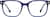 Front view without clip-on of Square Sunshades 99117916 in Blue thumbnail