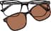 Square Sunshades 99117921 in Black