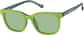 Angle view of Square Clip-on Sunglasses 99117924 in Green thumbnail