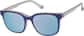 Angle view of Square Clip-on Sunglasses 99118012 in Gray thumbnail