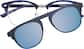 Front view of Clip-On Sunglasses 99118416 in Blue thumbnail