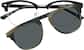 Front view of Lentes de sol desmontables 99118421 in Negro thumbnail