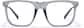 Front view of Square Glasses 99119012 in Transparent Gray thumbnail