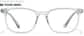 Front view of Haven Glasses 99119923 in Clear thumbnail