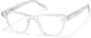 Angle view of Clarity Glasses 99120223 in Clear thumbnail