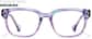 Front view of Flourish Glasses 99120517 in Wavelength thumbnail