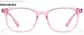 Front view of Haven Glasses 99120619 in Pink thumbnail