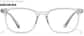 Front view of Haven Glasses 99120623 in Clear thumbnail