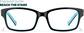 Front view of Wonder Glasses 99120821 in Black thumbnail