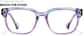 Front view of Flourish Glasses 99121217 in Wavelength thumbnail