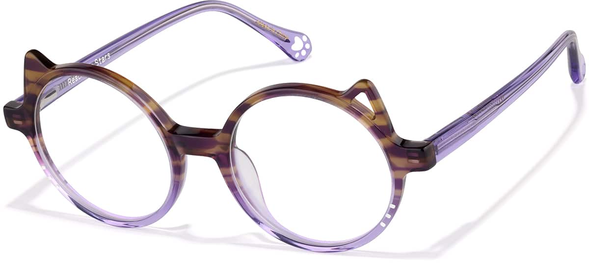 Purple Cattitude Glasses #99121417 | Zenni Optical