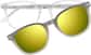 Front view of Polarized Magnetic Clip On Glasses 99121523 in Clear thumbnail