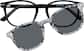 Front view of Polarized Magnetic Clip On Glasses 99121921 in Black thumbnail