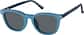 Angle view of Polarized Magnetic Clip On Glasses 99121936 in Blue thumbnail