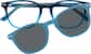 Front view of Polarized Magnetic Clip On Glasses 99121936 in Blue thumbnail