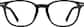 Front view without clip-on of Polarized Magnetic Clip On Glasses 99122121 in Black thumbnail