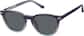 Angle view of Polarized Magnetic Clip On Eyeglasses 99122416 in Blue thumbnail