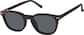 Angle view of Polarized Magnetic Clip On Eyeglasses 99122525 in Tortoiseshell thumbnail