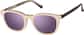 Angle view of Polarized Magnetic Clip On Eyeglasses 99122615 in Brown thumbnail