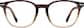 Front view without clip-on of Polarized Magnetic Clip On Eyeglasses 99122615 in Brown thumbnail