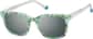 Angle view of Polarized Magnetic Clip On Eyeglasses 99122923 in Clear thumbnail