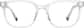 Front view without clip-on of Polarized Magnetic Clip On Eyeglasses 99122923 in Clear thumbnail