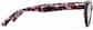 Side view of Patterned Cat-eye Glasses  99123239 in Burgundy/Violet thumbnail