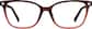 Front view without clip-on of Lentes de Sol magnéticas Clip-On estilo ojo de gato 99123418 in Rojo thumbnail
