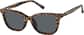 Angle view of Lunettes de soleil magnétiques Clip solaire en forme d’œil de chat 99123425 in Carapace de tortue thumbnail