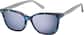Angle view of Lunettes de soleil magnétiques Clip solaire en forme d’œil de chat 99123512 in Gris thumbnail