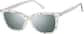 Angle view of Lunettes de soleil magnétiques Clip solaire en forme d’œil de chat 99123523 in Transparente thumbnail