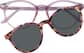 Front view of Lunettes de soleil rondes magnétiques Clip solaire 99123717 in Pourpre thumbnail