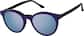Angle view of Lentes de Sol redondos Clip-On magnéticos 99123721 in Negro thumbnail