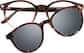 Front view of Lunettes de soleil rondes magnétiques Clip solaire 99123815 in Brun thumbnail