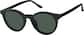 Angle view of Round Magnetic Clip-On Sunglasses 99123821 in Black thumbnail