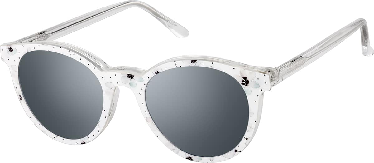 Tortoiseshell Round Magnetic Clip-On Sunglasses #99123825 | Zenni