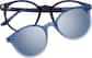 Front view of Lunettes de soleil rondes magnétiques Clip solaire 99124016 in Bleu thumbnail