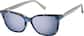 Angle view of Lunettes de soleil magnétiques à clip solaire en forme d’œil de chat  99124312 in Gris thumbnail
