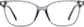 Front view without clip-on of Lunettes de soleil magnétiques à clip solaire en forme d’œil de chat  99124312 in Gris thumbnail