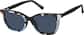 Angle view of Lentes de Sol magnéticas Clip-On estilo ojo de gato  99124321 in Negro thumbnail