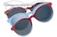 Front view of Lunettes de soleil rondes magnétiques à clip solaire  99124423 in Transparente thumbnail