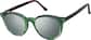 Angle view of Lunettes de soleil rondes magnétiques à clip solaire  99124534 in Verte thumbnail