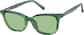 Angle view of Lunettes de soleil magnétiques à clip solaire en forme d’œil de chat  99124624 in Verte thumbnail