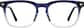 Front view without clip-on of Rectangle  Magnetic Clip-On Glasses  99124816 in Navy Blue  thumbnail