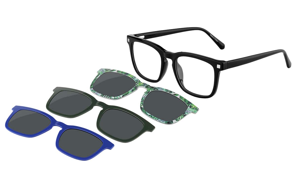 Image of Lentes rectangulares con Clip-On magnético