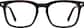 Front view without clip-on of Rectangle  Magnetic Clip-On Glasses  99124925 in Tortoiseshell thumbnail
